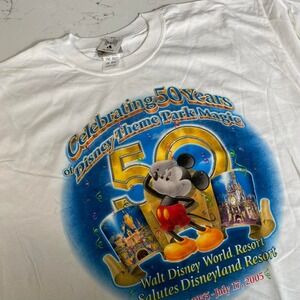 NWT Disney 50th‎ Disneyland celebration T Shirt size L/XL